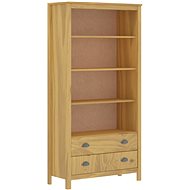 Library Hill Range honey brown 85x37x170,5cm solid pine - Bookshelf
