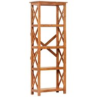 Library 60 x 30 x 180 cm solid acacia with sheesham veneer - Bookshelf