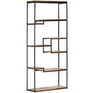 Bookcase 80 x 30 x 180 cm solid recycled wood - Bookshelf
