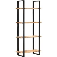 4-storey bookcase 80 x 40 x 180 cm thick mango wood - Bookshelf
