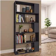 Library / room screen gray 80 x 24 x 159 cm chipboard - Bookshelf
