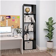 Bookcase / room screen black 45 x 24 x 159 cm chipboard - Bookshelf