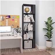 Bookcase / room screen gray 45 x 24 x 159 cm chipboard - Bookshelf