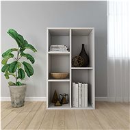 Bookcase / sideboard white 50 x 25 x 80 cm chipboard - Bookshelf