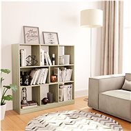 Library sonoma oak 97.5 x 29.5 x 100 cm chipboard - Bookshelf
