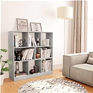 Bookcase concrete gray 97.5 x 29.5 x 100 cm chipboard - Bookshelf