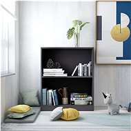Bookcase gray 60 x 24 x 74.5 cm chipboard - Bookshelf