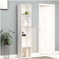Bookcase white 40 x 30 x 189 cm chipboard - Bookshelf