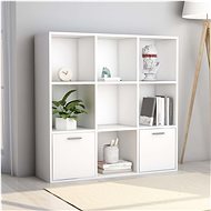 Bookcase white 98 x 30 x 98 cm chipboard - Bookshelf