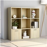 Library sonoma oak 98 x 30 x 98 cm chipboard - Bookshelf