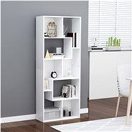 Bookcase white 67 x 24 x 161 cm chipboard - Bookshelf