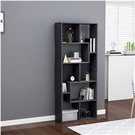 Bookcase gray 67 x 24 x 161 cm chipboard - Bookshelf