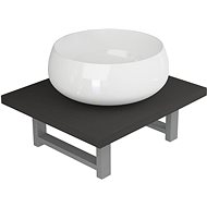 2-piece bathroom furniture set ceramic grey 279317 - Bathroom Set
