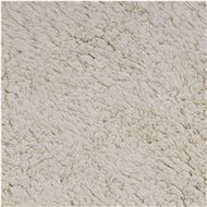 Set of bathroom mats 3 pieces textile white - Bath Mat