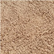 Set of bathroom mats 2 pieces textile beige - Bath Mat