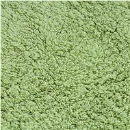 Set of bathroom mats 2 pieces textile green - Bath Mat