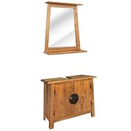Bathroom furniture set solid recycled pine wood - Bathroom Set