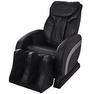 Rocking Massage Chair Black Faux Leather - Armchair