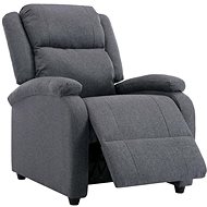 Pointing TV Chair Dark Grey Textile - Armchair