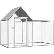 Chicken Cage 2 x 1 x 1.5m Galvanised Steel - Henhouse