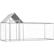 Chicken Cage 3 x 1 x 1.5m Galvanised Steel - Henhouse