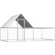 Chicken Cage 4 x 2 x 2m Galvanised Steel - Bird Cage