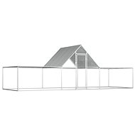 Chicken Cage 6 x 2 x 2m Galvanised Steel - Henhouse