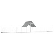 Chicken Cage 10 x 2 x 2m Galvanised Steel - Henhouse