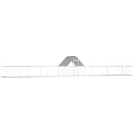 Chicken Cage 14 x 2 x 2m Galvanised Steel - Henhouse
