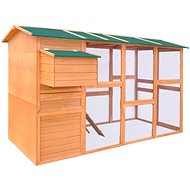 Wooden Chicken Coop 295x163x170cm - Henhouse