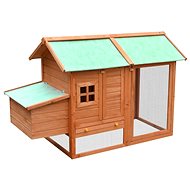 Cage for Chickens 170 x 81 x 110cm Solid Pine and Fir - Henhouse