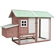 Cage for Mocha Chickens 170 x 81 x 110cm Solid Pine and Fir - Henhouse
