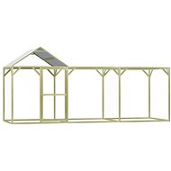 Cage for Chickens 4.5 x 1.5 x 2m Impregnated Pine - Henhouse