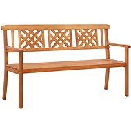 3-seater Garden Bench 150cm Solid Eucalyptus - Garden Bench