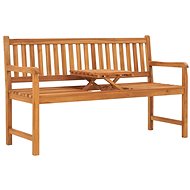 3-seater Garden Bench with Table 150cm Solid Teak Wood - Garden Bench