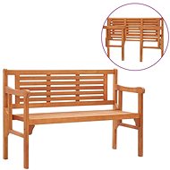 Folding Garden Bench 120cm Solid Eucalyptus - Garden Bench