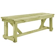 Garden Bench 140cm Impregnated Pine Wood - Garden Bench