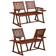 Garden Bench 165cm Solid Acacia - Garden Bench