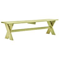 Garden Bench 170cm Impregnated Pine Wood - Garden Bench