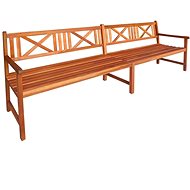 Garden Bench 240cm Solid Acacia Wood - Garden Bench