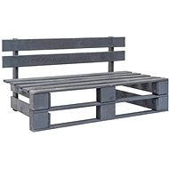 Garden Bench made of Grey Wood Pallets - Garden Bench