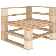 Garden Corner Sofa made of Wood Pallets - Garden Bench