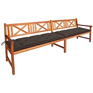 Garden bench with cushions 240 cm solid acacia wood 3063845 - Garden Bench