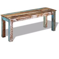 Lavice masivní recyklované dřevo 110 × 35 × 45 cm - Lavice