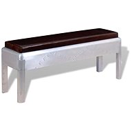 Letecká lavice pravá kůže 110x32x45 cm - Lavice
