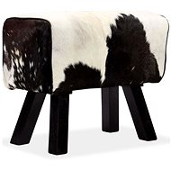 Stolička z pravé kozí kůže 60 × 30 × 50 cm   - Stolička