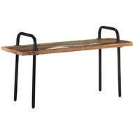 Lavice 110 cm masivní recyklované dřevo  - Lavice