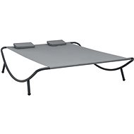 Garden lounger textile anthracite - Garden Bed