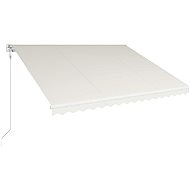 Automatic retractable awning 400 x 300 cm cream - Awning