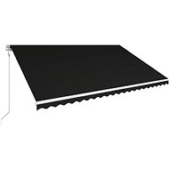 Automatic retractable awning 500 x 300 cm anthracite - Awning